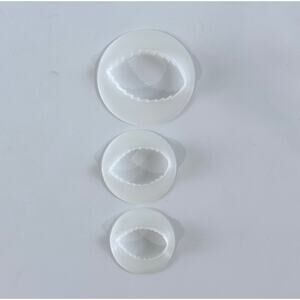 3 Piece Leaf Fondant Cutter Set – Sugarcraft Gum Paste Cake Decorating Tool